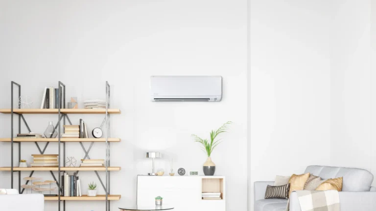 picture of Mitsubishi ductless on wall